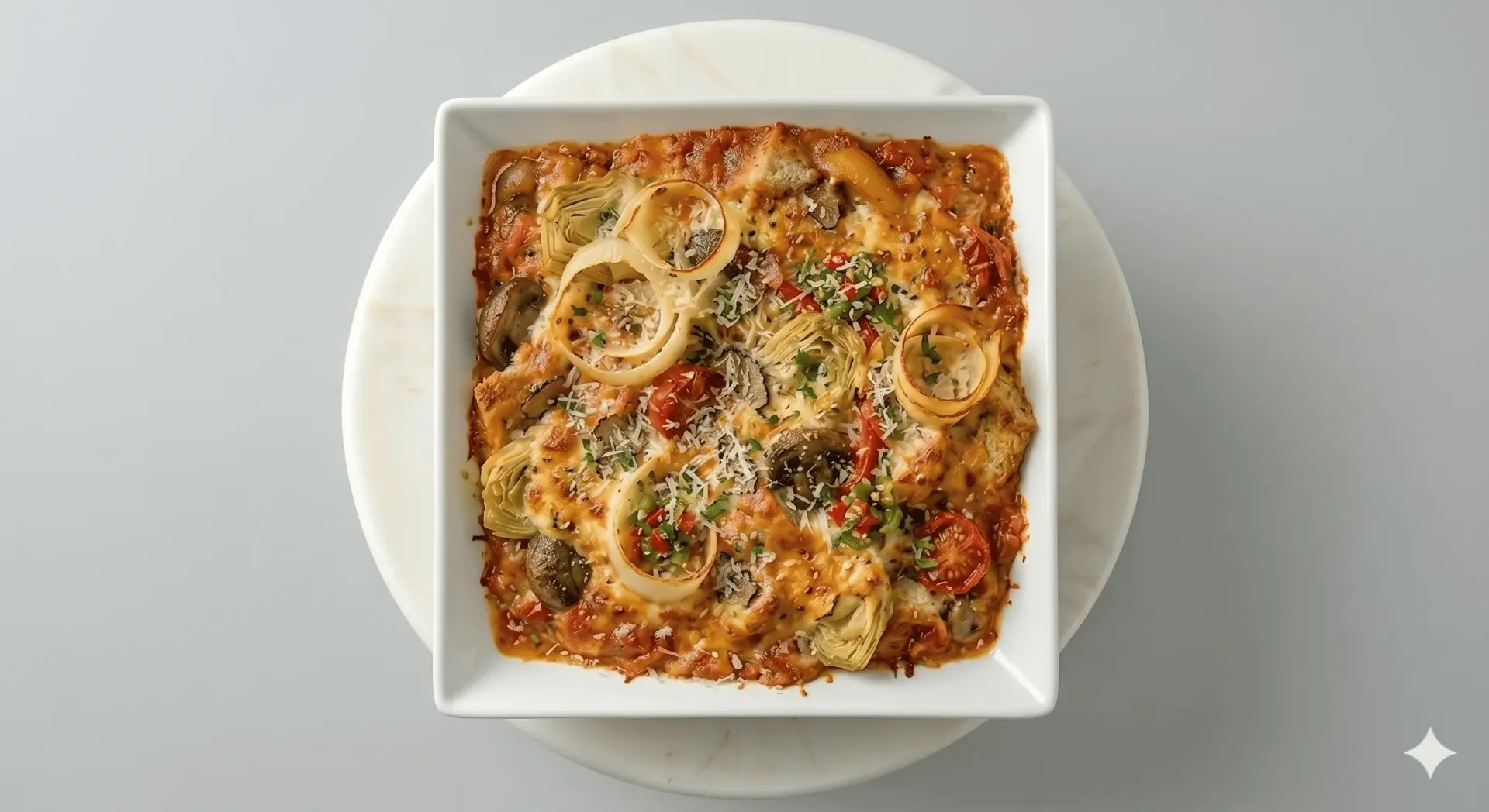 Italian Truffle Vegetable Bake Casserole